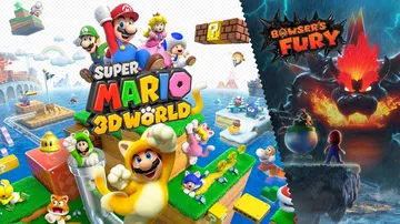 超级马里奥3D世界+酷霸王之怒（中文）Super Mario封面
