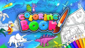 填色书 绘画书（英文）Coloring Book封面