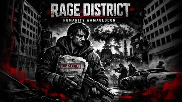 狂怒区 人类末日（英文）Rage District Humanity Armageddon封面