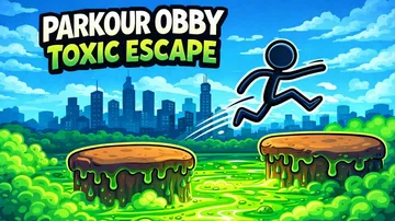 跑酷逃脱（英文）Parkour Obby Toxic Esc封面