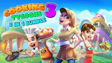 烹饪大亨3：三合一|Cooking Tycoons 3: 3封面