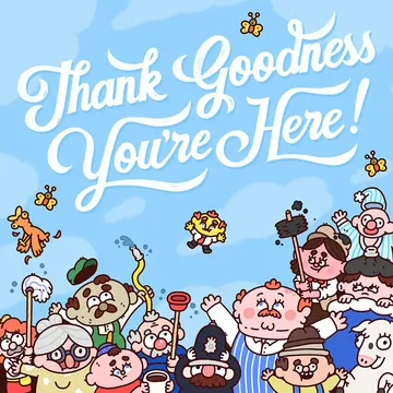 谢天谢地你来了（中文）Thank Goodness Youre Here封面